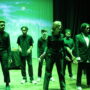 Middle School actors sing and dance during a production of Beetlejuice, Jr. in March